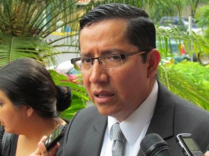 Viceministro de Obras Publicas: Eliú Ulises Ayala Zamora.