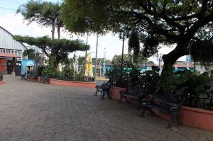 El lugar conocido como cancha "Los Pinitos", en la zona de Las Cinco Calles.