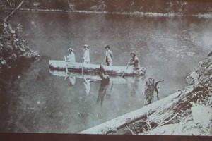 Así era la laguna en el Boquerón, navegable. antes de los terremotos y la erupción.