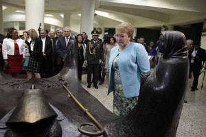 Presidenta de Chile , Michelle Bachelet .