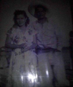 Foto de los esposos Calvo, en la década de los 60.