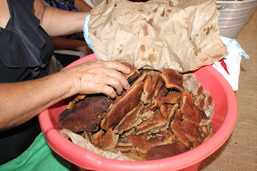 Las Corazas, pan dulce que se fabrica en Usulután.