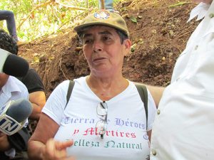 María Dolores Gómez, excombatiente insurgente.