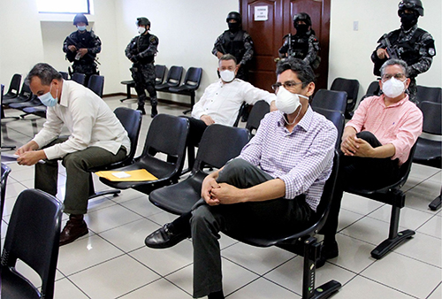 expresidente de ARENA, Gustavo López enfrenta audiencia inicial